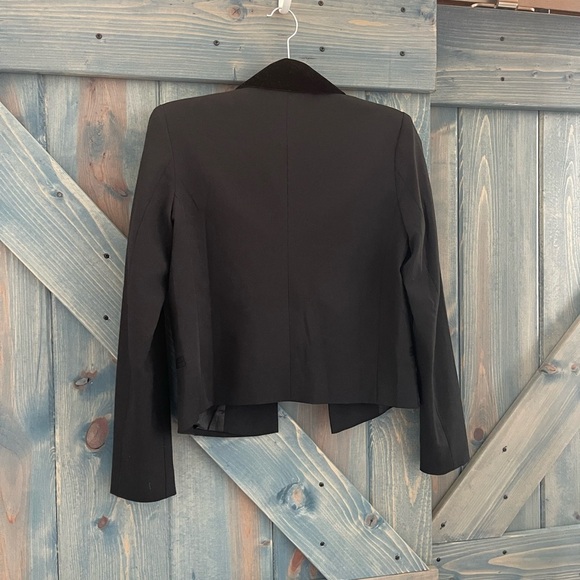 Walter Baker Black Hunter Rhinestone Suit Jacket Blazer Size Small - Picture 7 of 8